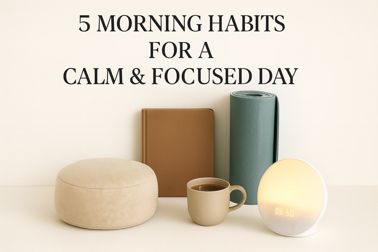 5 Morning Habits for a Calm & Focused Day